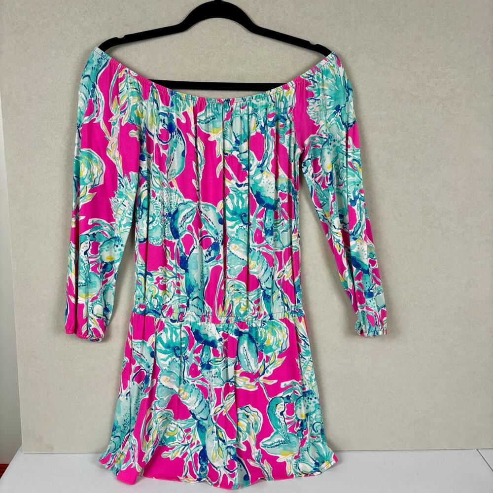 Lilly Pulitzer Lana Skort Romper in Raz Berry in Love Women’s XS